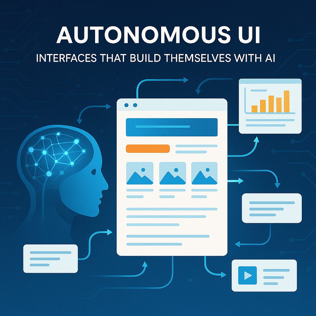 Autonomous UI: Interfaces That Build Themselves with AI